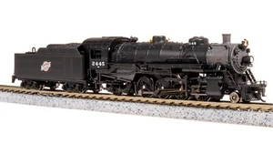 Broadway Limited 7854 N Scale CNW USRA Light Mikado Steam Locomotive #2445 - Picture 1 of 11