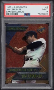 1995 L.A. Dodgers Limited Edition Jim Lefebvre #6 PSA 9 - Picture 1 of 2