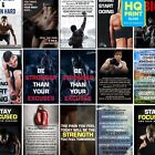 FITNESSSTUDIO MOTIVATION ZITAT POSTER FITNESS Training inspirierendes Training A4 A3 A2 A1