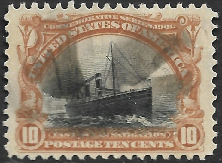 US Scott 299 Pan American Expo 1901 VF/XF Used Wmk 191 Perf 12 - Image 1 of 2