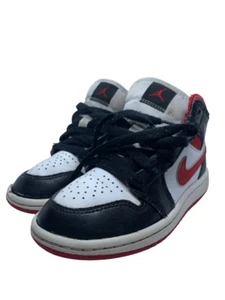 Nike Air Jordan 1 Mid PS Gym Red Black White unisex kids size UK 11 640734-122 - Picture 1 of 7