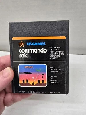 Commando Raid (Atari 2600, 1982) US Games Atari Game Cartridge - Image 1 of 4