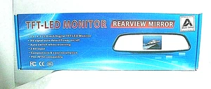 Auto Safety 4,3" TFT LCD Auto Rückspiegel Monitor Kit - Bild 1 von 2