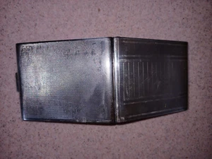 Vintage Sterling Silver Cigarette case - Picture 1 of 5