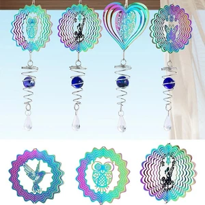 Gancho Giratorio Giratorio Giratorio Giratorio Bola Espiral Colgante 3D Carillón de Viento Hogar - Imagen 1 de 19