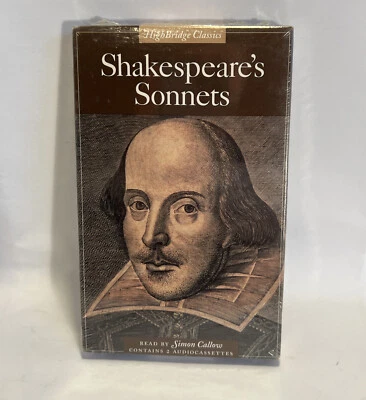 Shakespeare's Sonnets by William Shakespeare (1996, Audio Cassette, Abridged) - Image 1 of 3