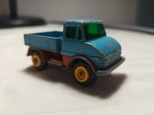 Matchbox #49 Unimog Lensey Blue and Red Made In England Vintage Gift Collect - Picture 1 of 4