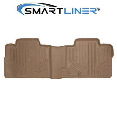 SMARTLINER Floor Mat 2nd Row Tan 2007-2014 Ford Edge 2007-2015 Lincoln MKX - Image 1 of 4