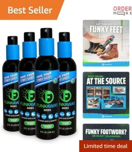 Odor Eliminating Shoe Spray 8oz Pack Powerfully Removes Stink for Shoes, Gear - Picture 1 of 9