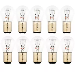 Sylvania Long Life 1157 26.9/8.3W Ten Bulbs Stop Brake Light Upgrade Replace EO - Picture 1 of 9