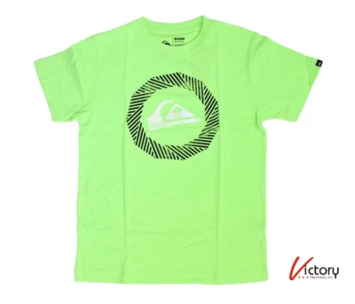 NEW Quicksilver Boys' Green Graphic Tee Shirt Style 2540A64142-32-PC Size: Small - Image 1 of 2