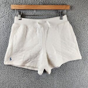 Polo Ralph Lauren Quilted Jacquard Shorts Kids L 12-14 Deckwash White Pull On