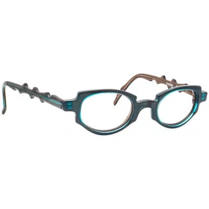Anne Et Valentin Eyeglasses Chiara 00W Teal/Brown Frame France 43[]21 135 - Picture 1 of 6