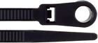 7 Inch Mountable Self-Locking Cable Ties, 100 Pack