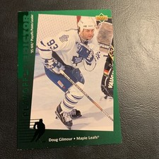 R56 Doug Gilmour maple leafs￼ 1994/95 playoff predictor upper deck￼￼￼￼ B36d