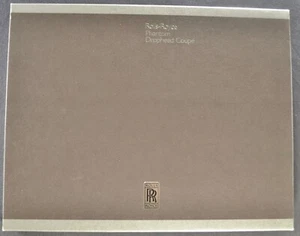 2007-2008 Rolls Royce Phantom Drophead Coupe Hardcover Brochure Excellent Orig - Picture 1 of 21