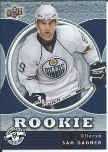 2007-08 Upper Deck Hockey Mini Jersey Collection SAM GAGNER #117 Rookie Card