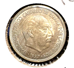 Spain 1957 (63) 5 pesetas KM 786 AU - Picture 1 of 2