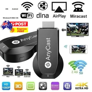 AnyCast M2 Plus WiFi Wireless Display Receiver HDMI 1080P HDTV DLNA Airplay AU - Picture 1 of 7