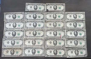 $20 Twenty Dollar Bill Small Face Random Years - Picture 1 of 2
