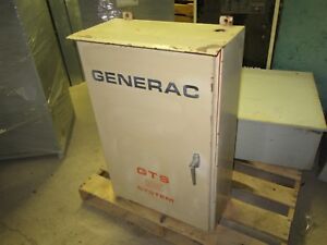 GENERAC ATS AUTOMATIC TRANSFER SWITCH GTS105 0155-1 105A 120/208V 60HZ WARRANTY