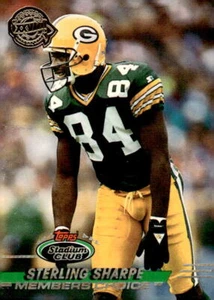 1993 Stadium Club #495 Sterling Sharpe Super Bowl XXVIII Super Teams Exchange - Picture 1 of 2