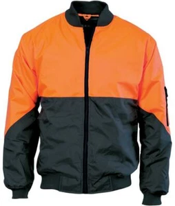 ACE Men's Waterproof Bomber Jacket Nylon CWIN0005 Orange/Navy 132cm - Bild 1 von 1