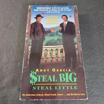 Steal Big Steal Little VHS Andy Garcia, Allen Arkin, Andrew Davis Foto 1 de 4