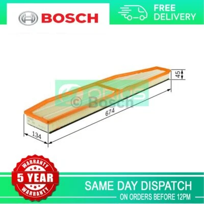 Se adapta a BMW X3 2006-2010 2.0 D 3.0 + Otros modelos Filtro de aire Bosch Foto 1 de 4