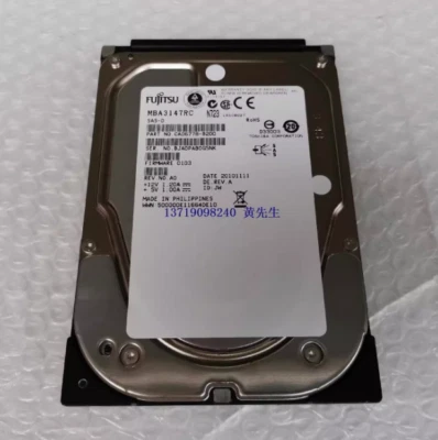 USED genuine Fujitsu 146GB SAS 15000rpm 3.5" HDD CA06778-B200 MBA3147RC - Image 1 of 4
