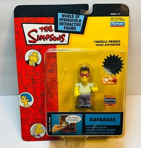 Base de Datos Los Simpson World of Springfield Interactive Playmates Serie 12 - Imagen 1 de 4