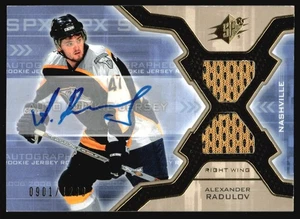 2006-07 SPx Alexander Radulov Rookie Auto Jersey Patch RPA /1299 #195 - Bild 1 von 2
