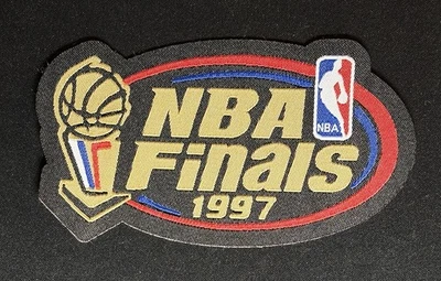 Parche de tela con logotipo trofeo de las finales de la NBA 1997 leer descripción Foto 1 de 2