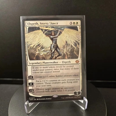 MTG Elspeth, Storm Slayer 11 Regular Mythic Tarkir: Dragonstorm TDM - Image 1 of 4