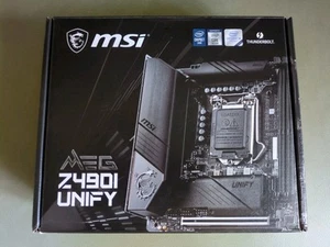 MSI MEG Z490I UNIFY Mini-ITX Gaming Motherboard DDR4 Intel LGA1200 10th/11th Gen - Photo 1/7