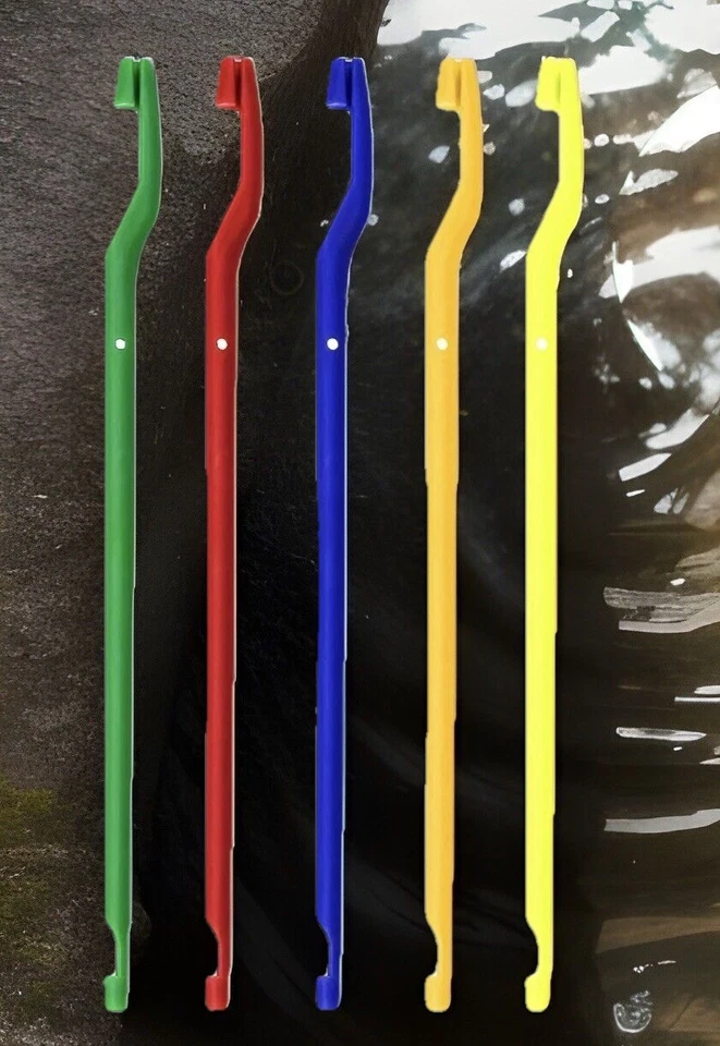 5 x Hakenlöser Kunststoff doppelseitig mit Schnurkerbe 17mm für alle Fischarten - Bild 1 von 1