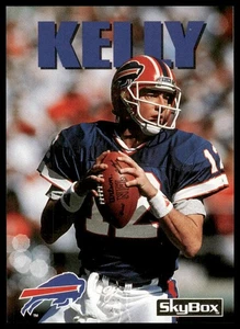 1992 SkyBox Impact #001 Jim Kelly Promos Buffalo Bills NM+ - Picture 1 of 2
