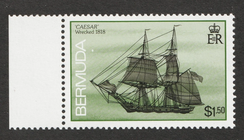 1986 Bermuda Sc# 494 - $1.50, Shipwreck, Caesar. MNH Cv$6.00 - Image 1 of 1