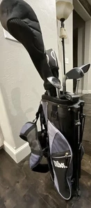Wilson Junior Profile High Launch Golf 6 Clubs Set + Gray Bag & Driver Kids NICE - Picture 1 of 23