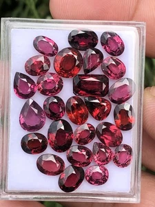 36.90 Carats Gorgeous Excellent Pink/Red Garnet from Madagascar for jewellery - Picture 1 of 11