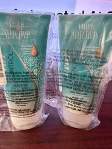 Salon Selective New 2 Tubes - 4 FL oz Salon Selectives Frizz Control Argan Oil - Picture 1 of 1