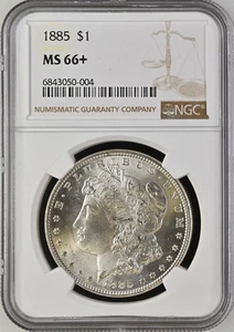 1885 Morgan Dollar MS-66+ NGC VIDEO - Picture 1 of 9