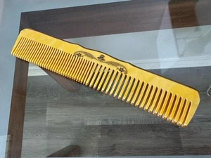 Vintage marmorierter Zelluloid Kamm perlfarben 30er Jahre Art Deco - Bild 1 von 14