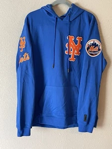 Men's 2XL NWOT New York Mets Pro Standard Royal Team Logo Pullover Hoodie - Picture 1 of 9