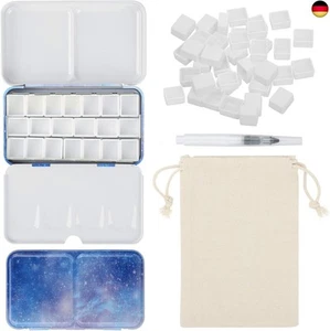 53-teiliges Set aus 1 Leere Aquarellkasten Malkasten Metallkasten leer - Bild 1 von 6