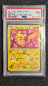 2013 POKEMON B&W LEGEND TREASURES RADIANT COLL #RC7 PIKACHU PSA 9 - Picture 1 of 2