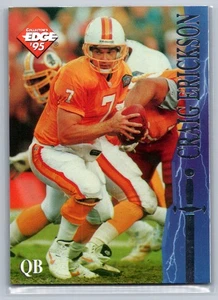 Craig Erickson 1995 Collector's Edge Excalibur Tampa Bay Buccaneers #72 - Imagen 1 de 2