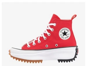 Converse Run Star Hike Hi Women's Size 7.5 Men's 6 Platform Red Chuck Taylor - Picture 1 of 12