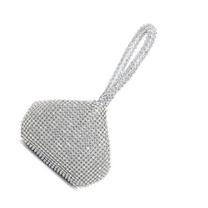  Women's Rhinestone Decorated Evening Bag Dress Purses for Full Rhinestones - Picture 1 of 11