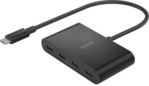 Belkin Connect 4-Port USB-C Hub 3.2 Gen 2 - Black AVC018btBK - Picture 1 of 6